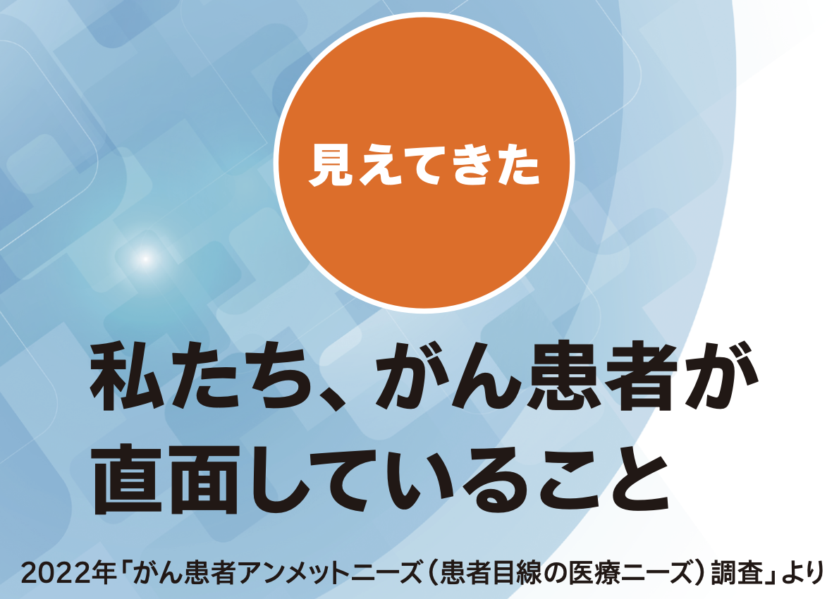 2022年「がん患者アンメットニーズ(患者目線の医療ニーズ)調査」より